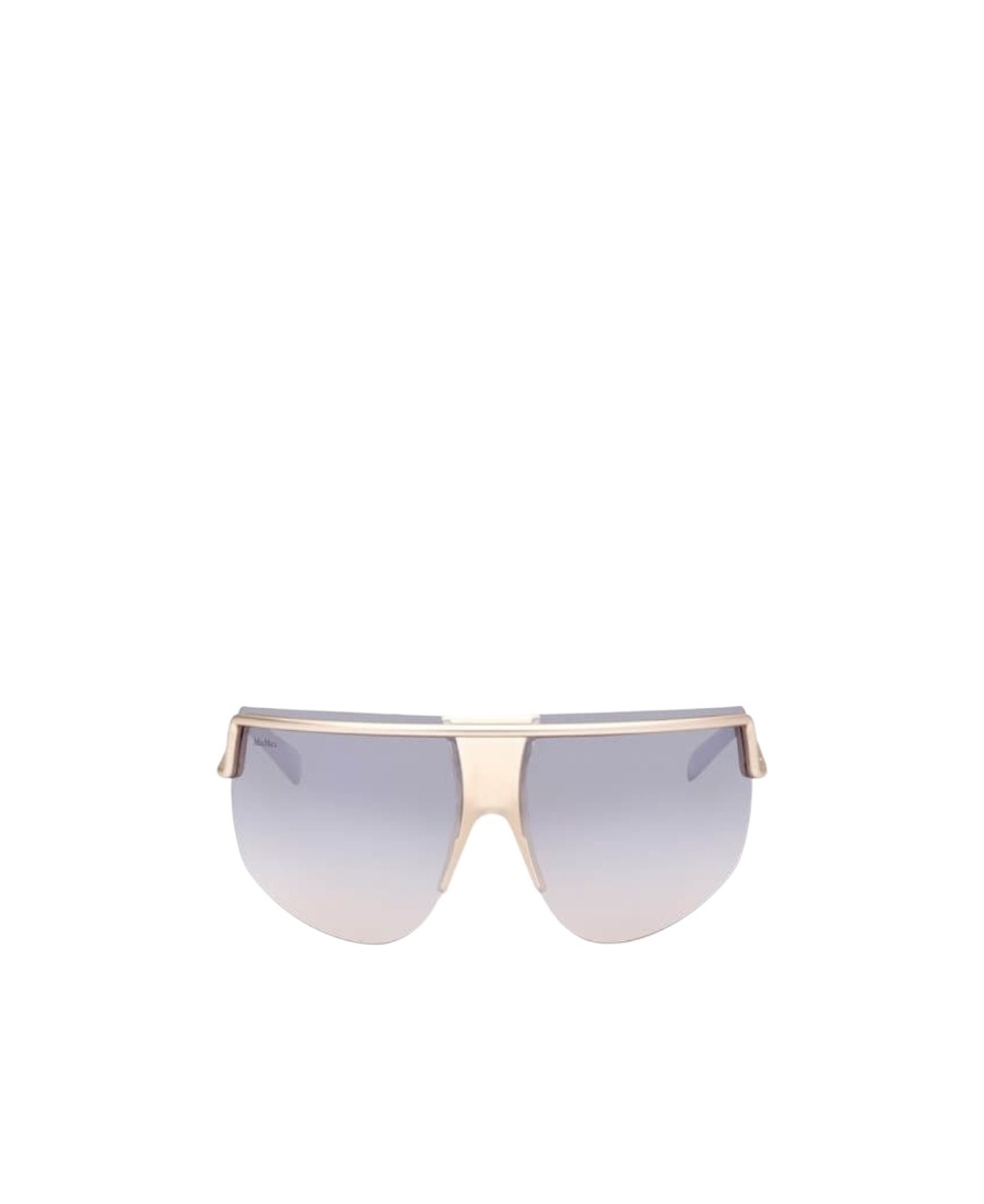Max Mara Pilot Frame Sunglasses In White