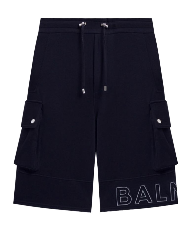 BALMAIN LOGO WORK SHORTS 