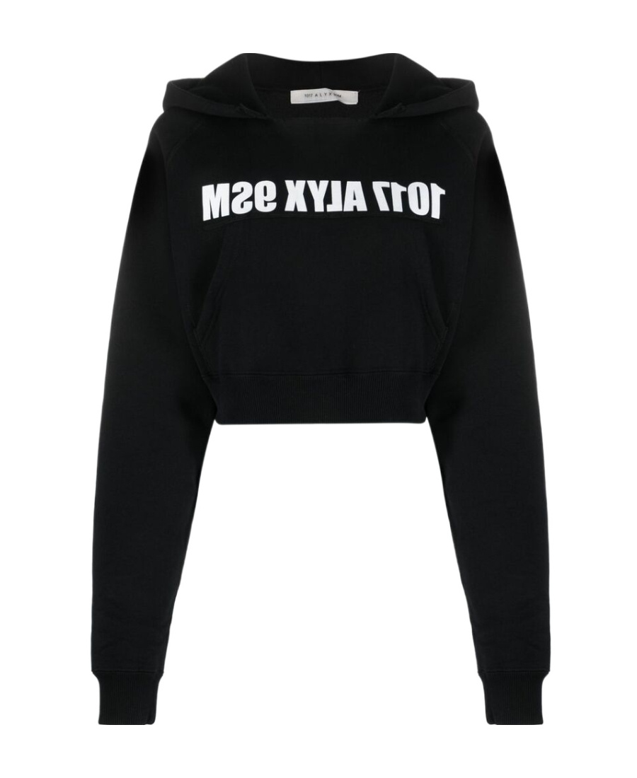 ALYX 1017 ALYX 9SM LOGO PRINTED CROPPED HOODIE