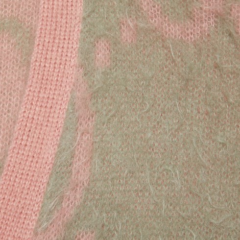 Gucci Gg Jacquard Reversible Cardigan In Gray