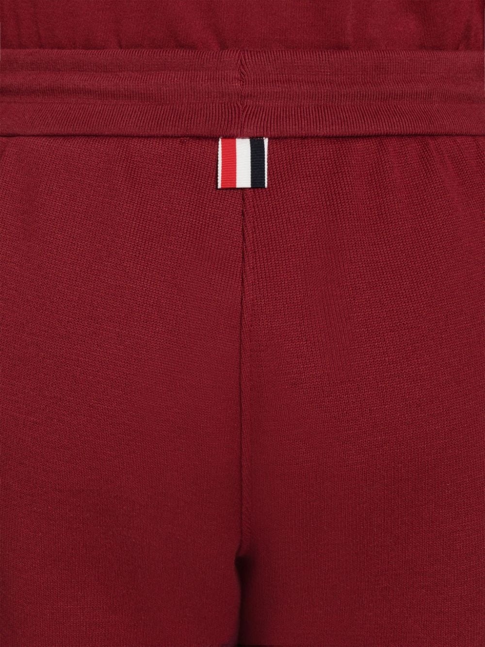 Thom Browne Rwb Striped Shorts In Red