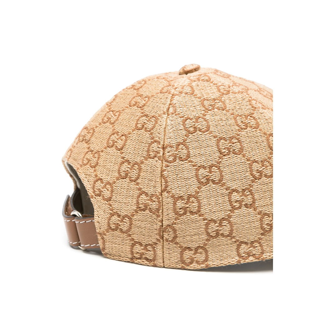 Gucci Logo Baseball Cap In Nude