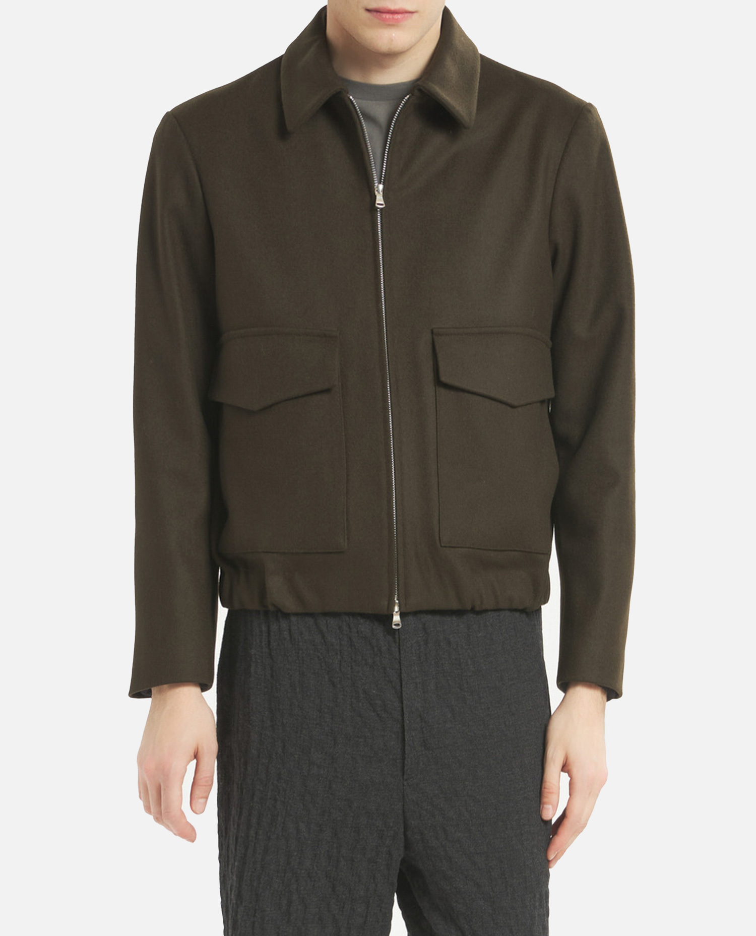 Barena Venezia Collared Zip-fastening Jacket In Brown