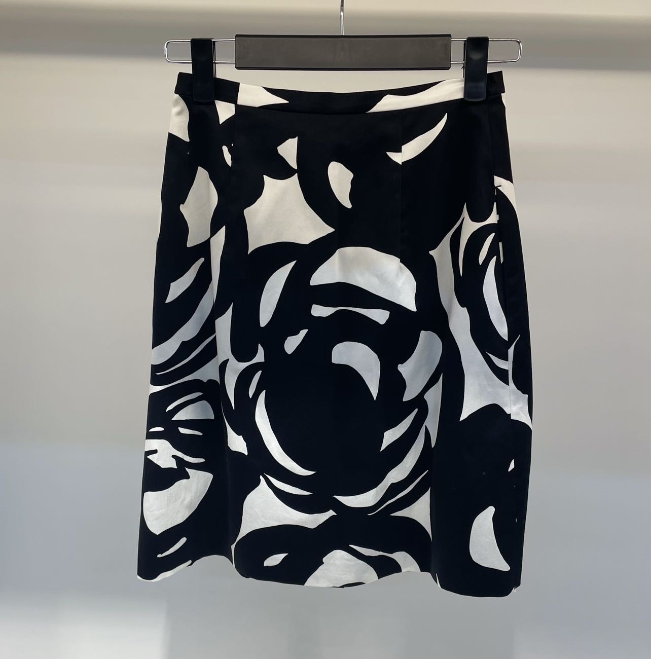 Max Mara Pattern Skirt In Black