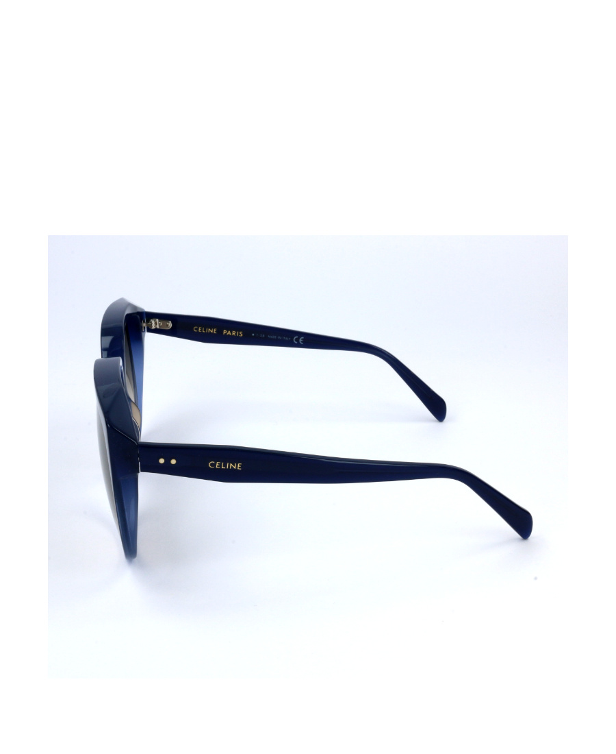 Celine Logo Sunglasses In Blue