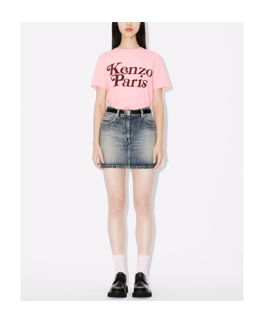 Kenzo X Verdy Logo-print T-shirt In Pink