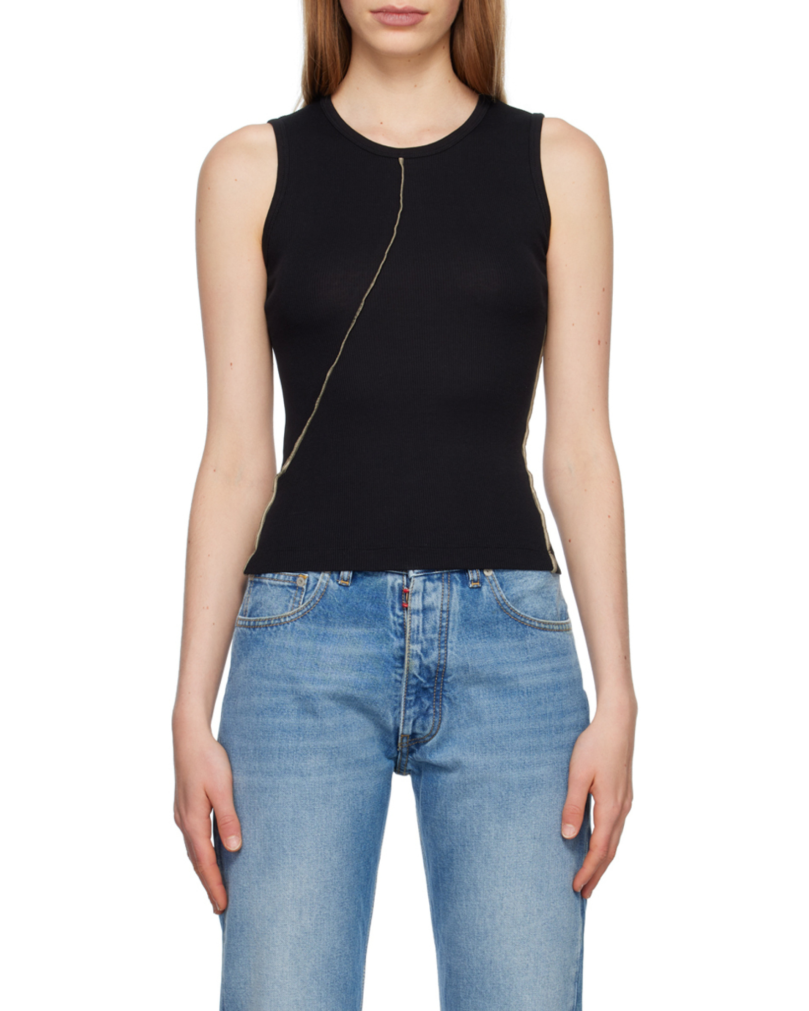 Helmut Lang Twist Sleeveless Tank Top