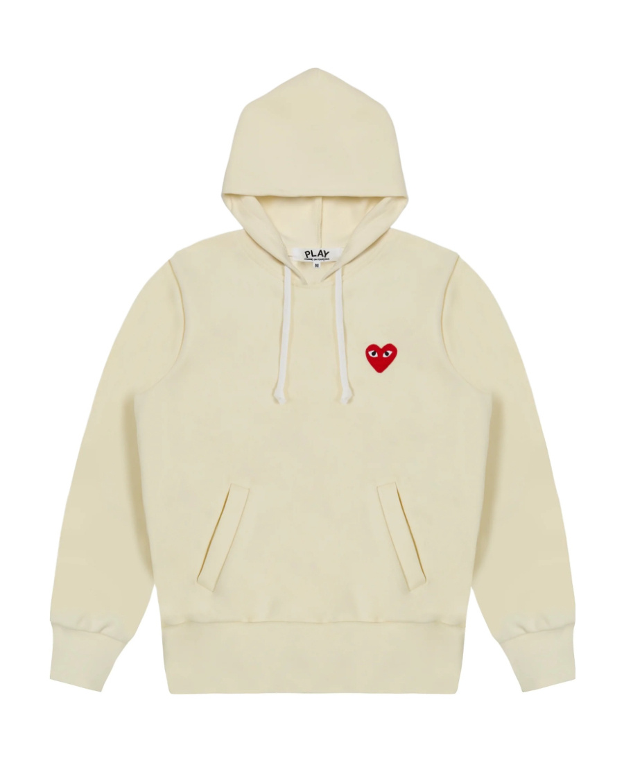 Shop Comme Des Garçons Logo Hooded Sweater
