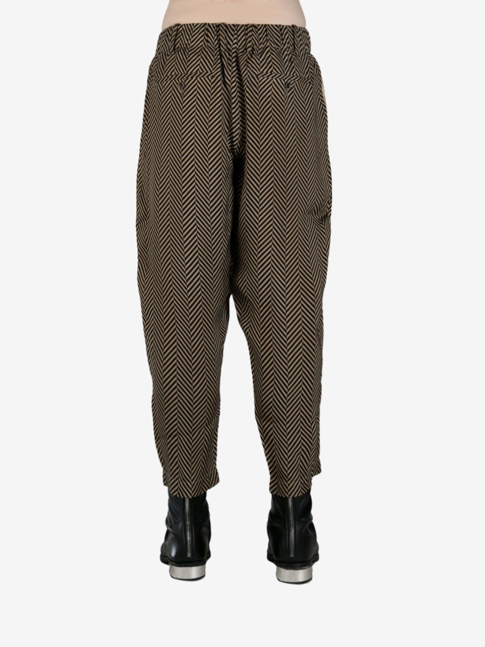 Uma Wang Drawstring Casual Pants In Brown