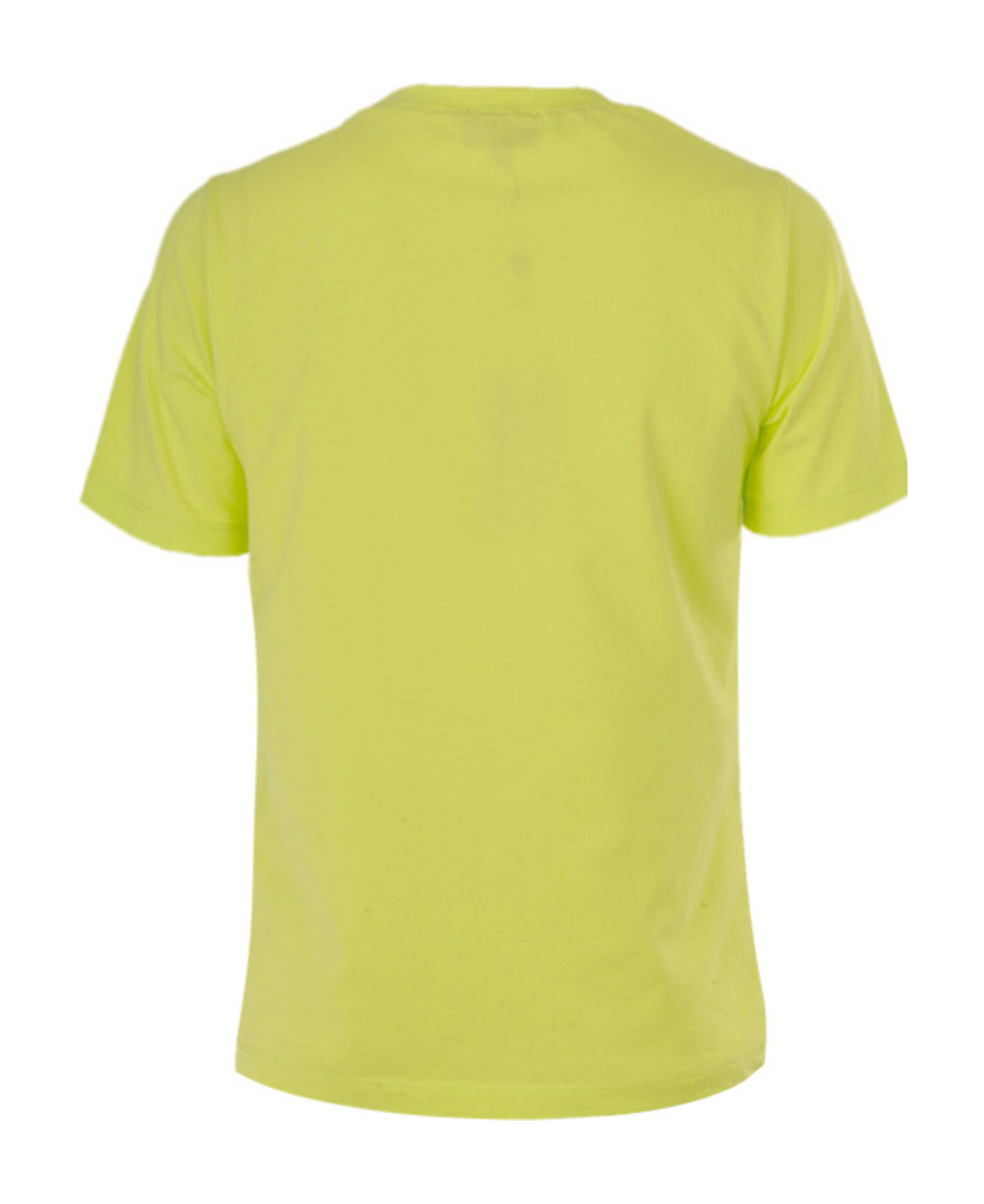 Shop Armani Jeans Logo Short-sleeved T-shirt In Yellow