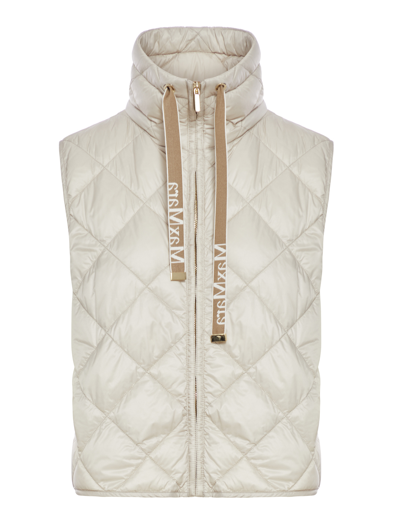 Max Mara Zippered Vest In White