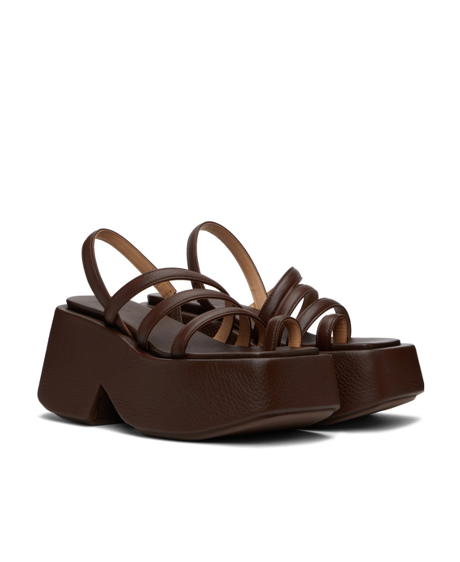Marsèll Thick-soled High-heeled Sandals In Black