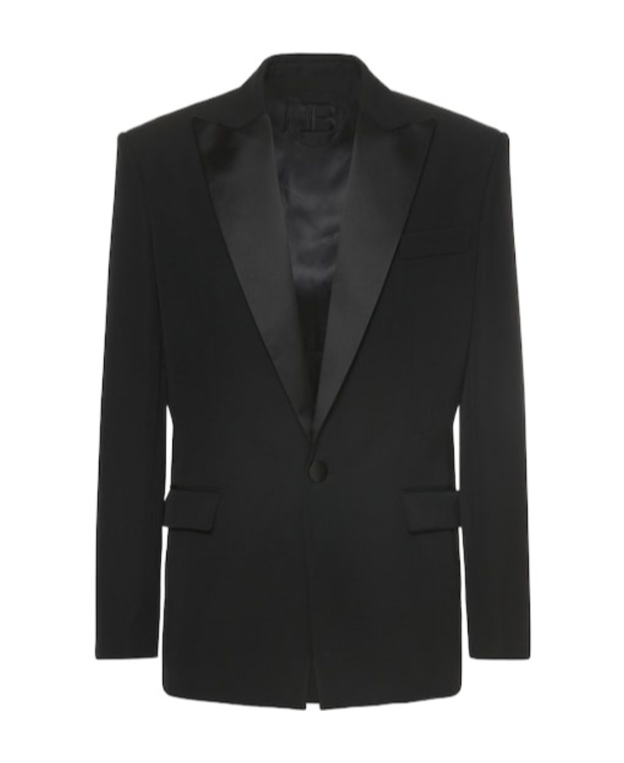Balmain Tailored And Fitted Wool Suit Coat