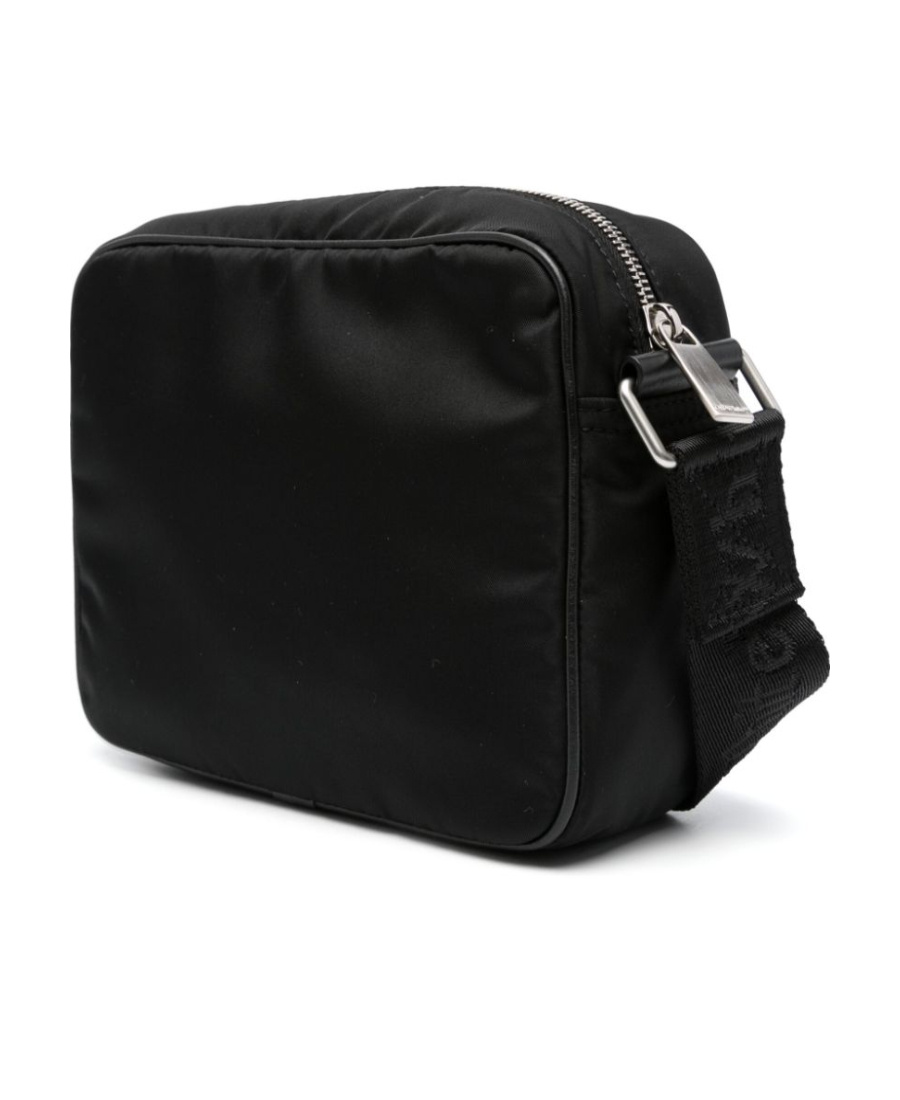 Off-white Core Logo-print Mini Camera Handbag In Black