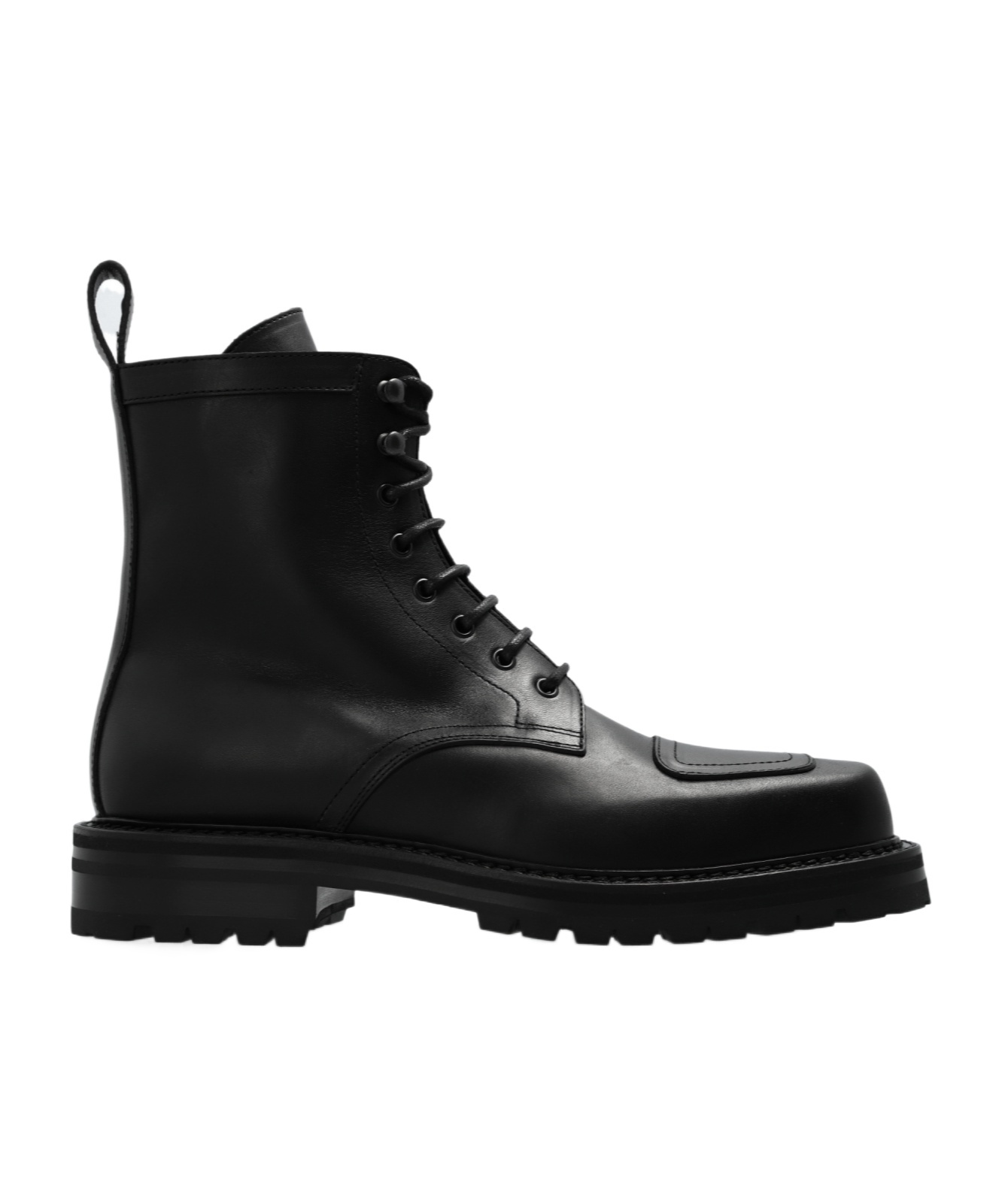 Dries Van Noten Laced Boots In Black