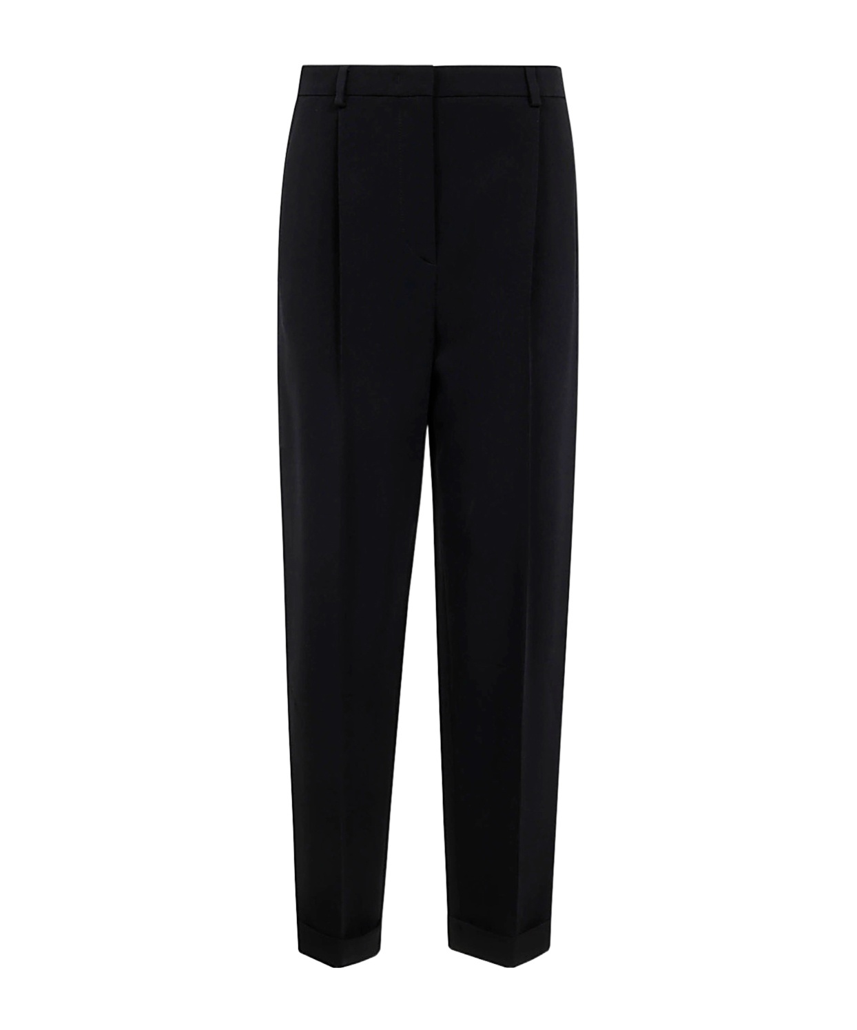 Giorgio Armani Belt-loop Casual Pants In Black