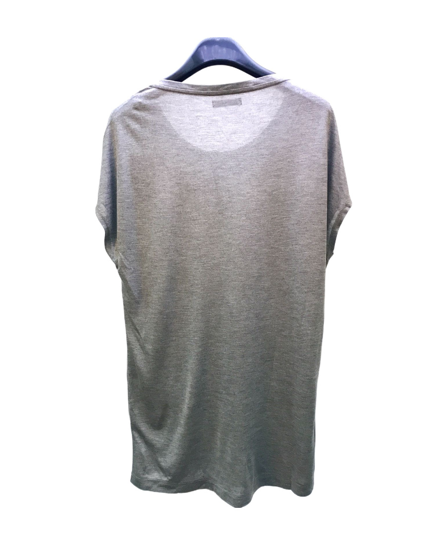 Shop Iceberg Item O-neck Short-sleeved T-shirt In Gray