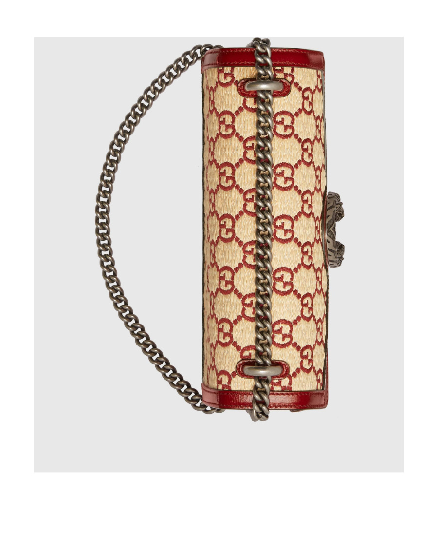 Gucci Small Dionysus Gg Canvas Shoulder Bag In Nude