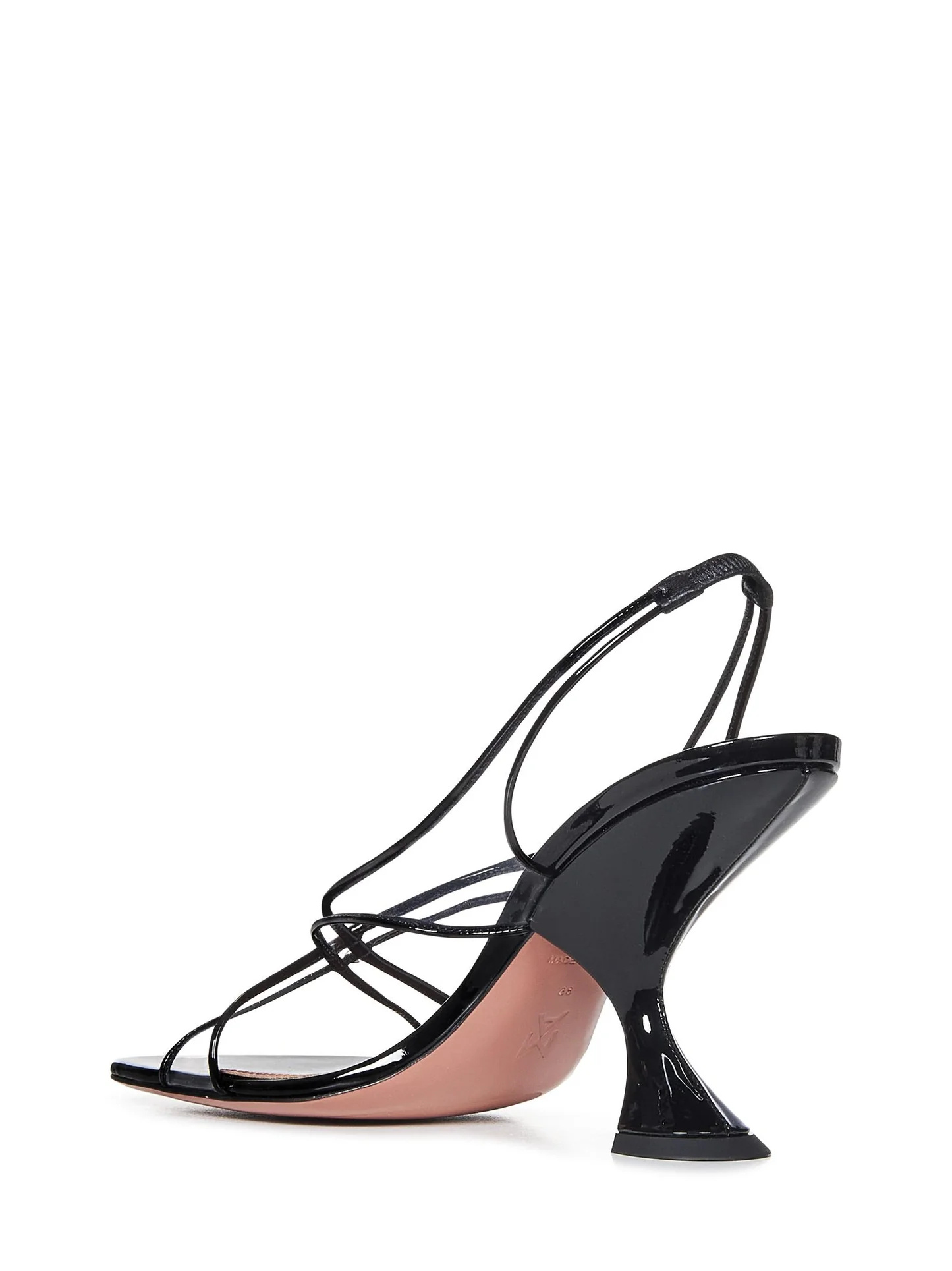 Amina Muaddi Open-toe High-heeled Sandals In Black