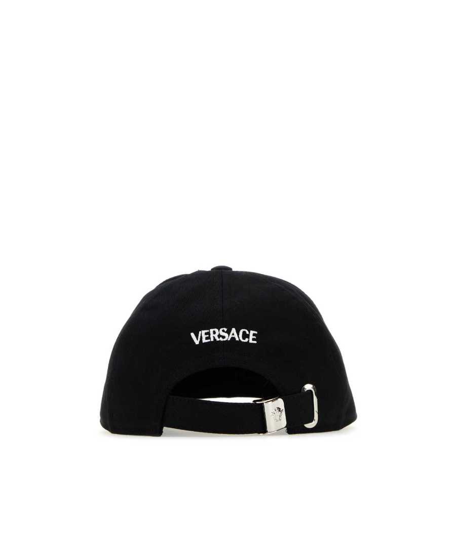 Versace Medusa Studded Cap In Black