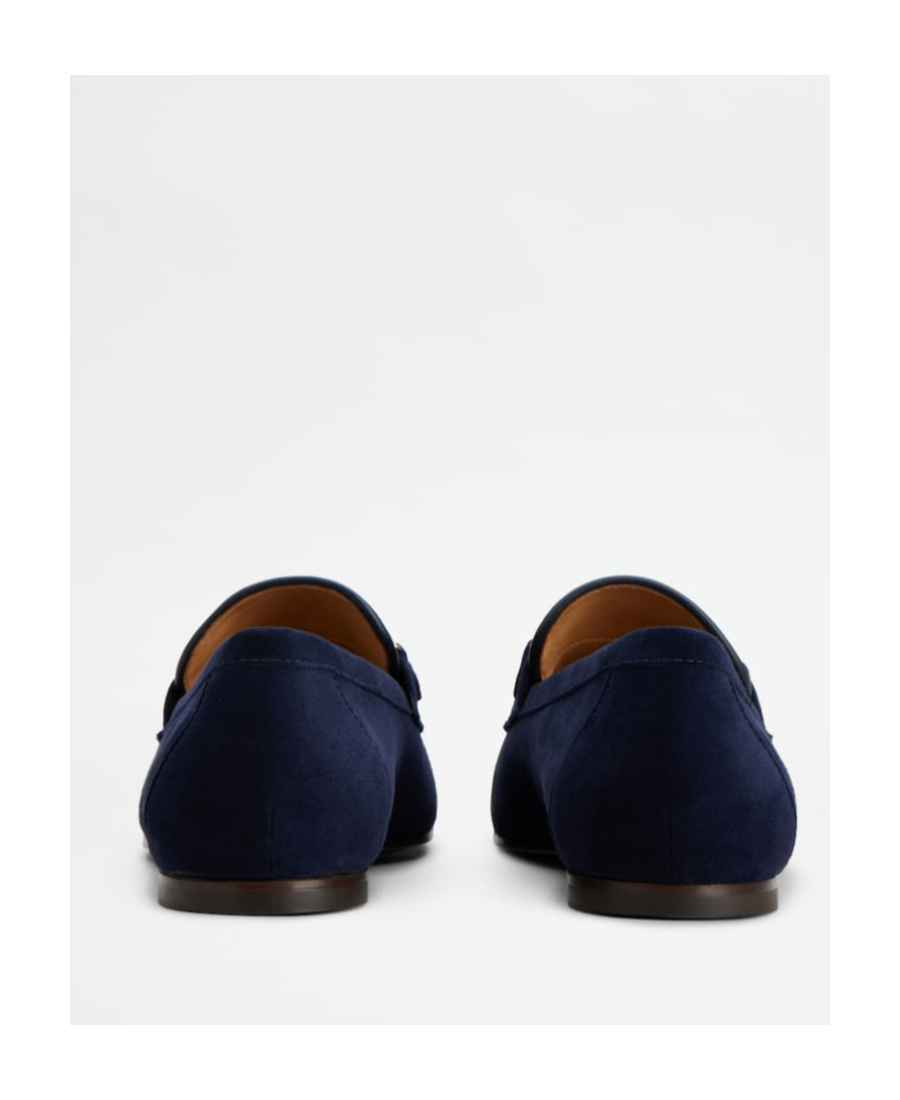 Tod's Logo-plaque Leather Loafers In Black