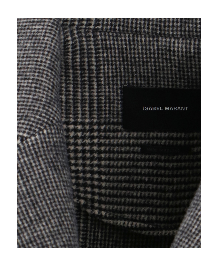 ISABEL MARANT SINGLE-BREASTED WOOL COAT