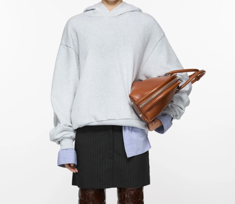 Acne Studios Pinstripe Skirt In Black