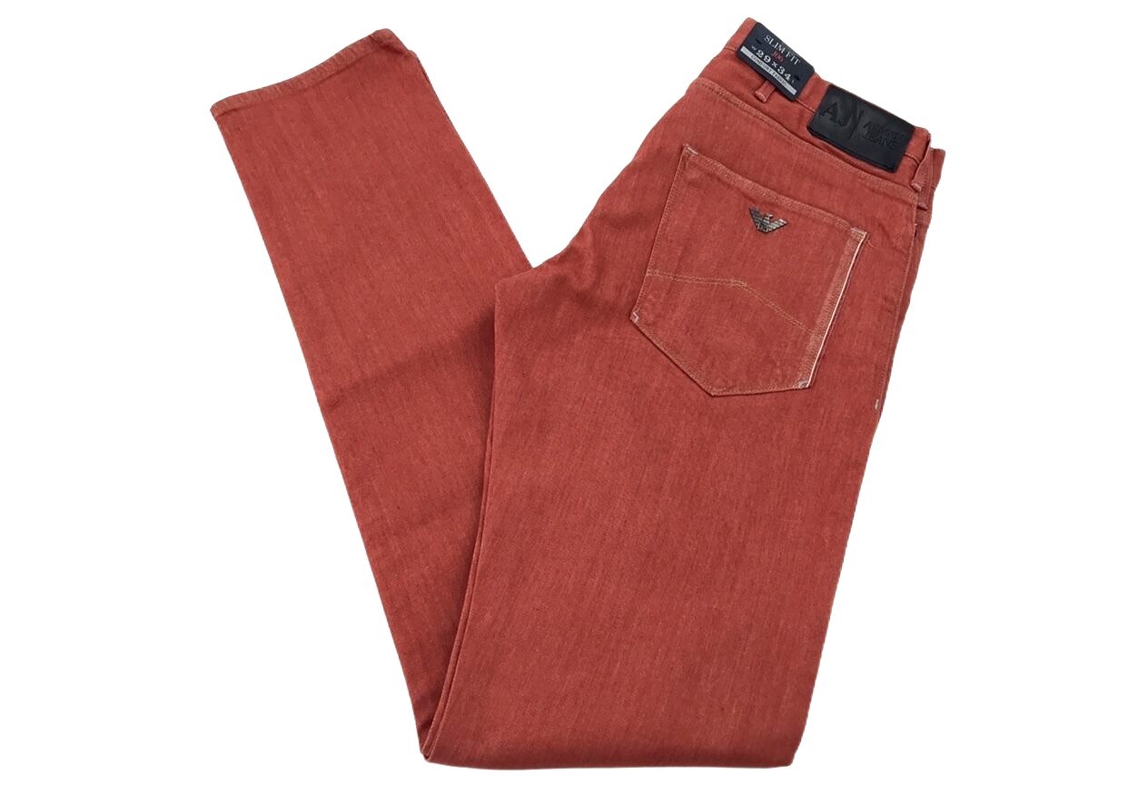 ARMANI JEANS LOGO DETAIL JEANS