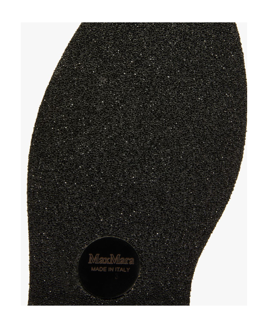 Max Mara Round-head Short Boots In Black