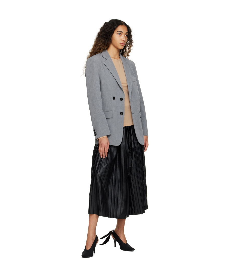 Mm6 Maison Margiela Black Pleated Trousers In Black