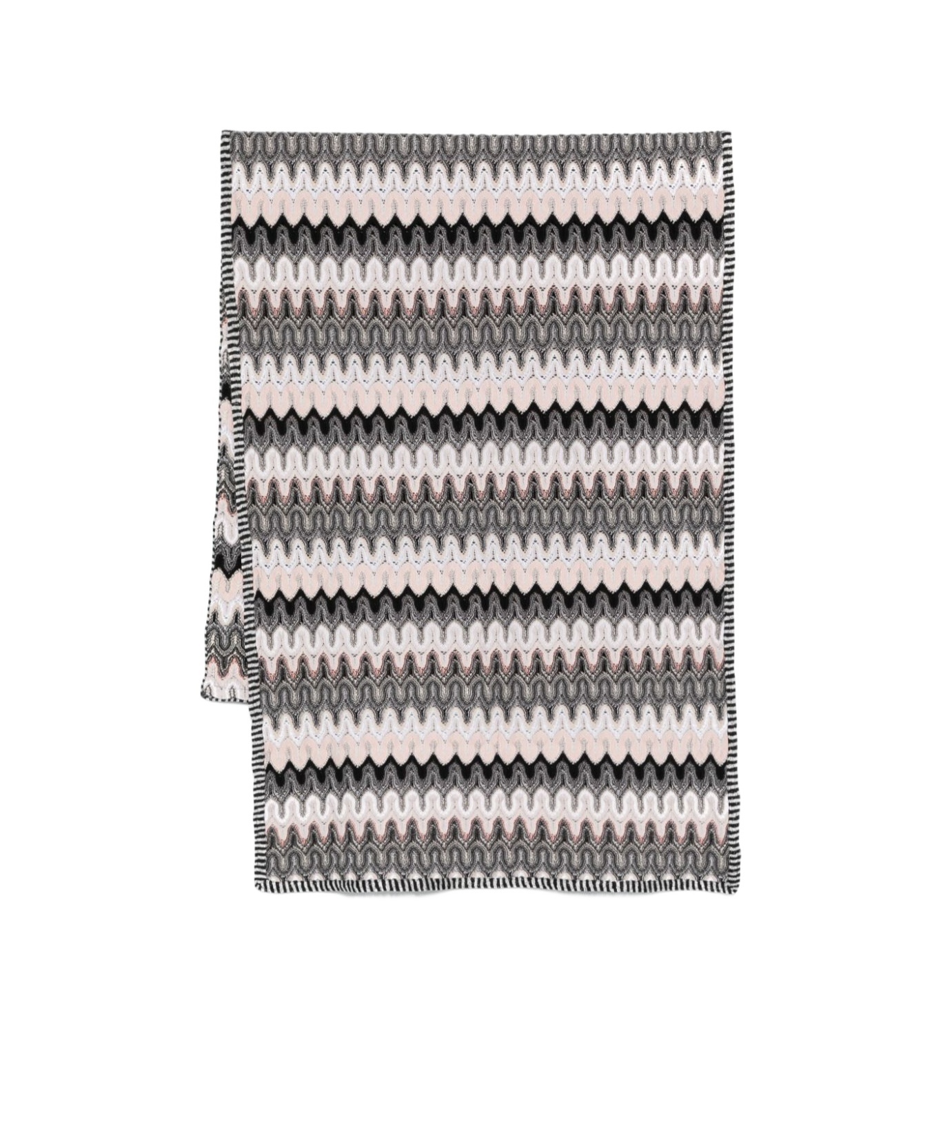Missoni Pattern Scarf In Gray