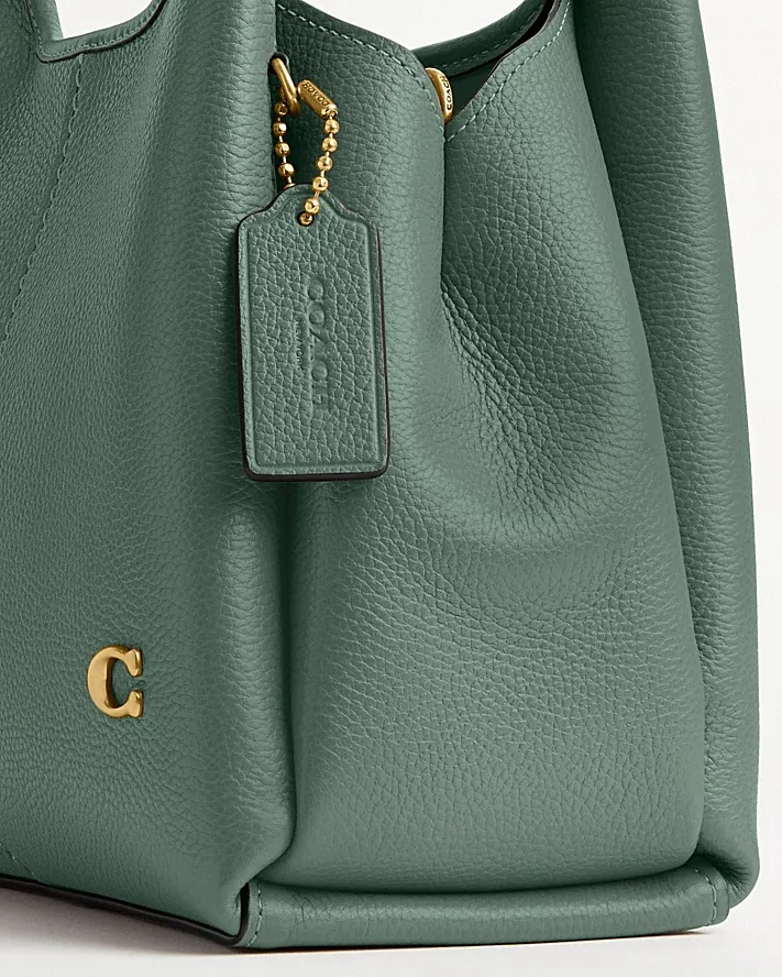 Coach Double Handle Shoulder Bag In Green