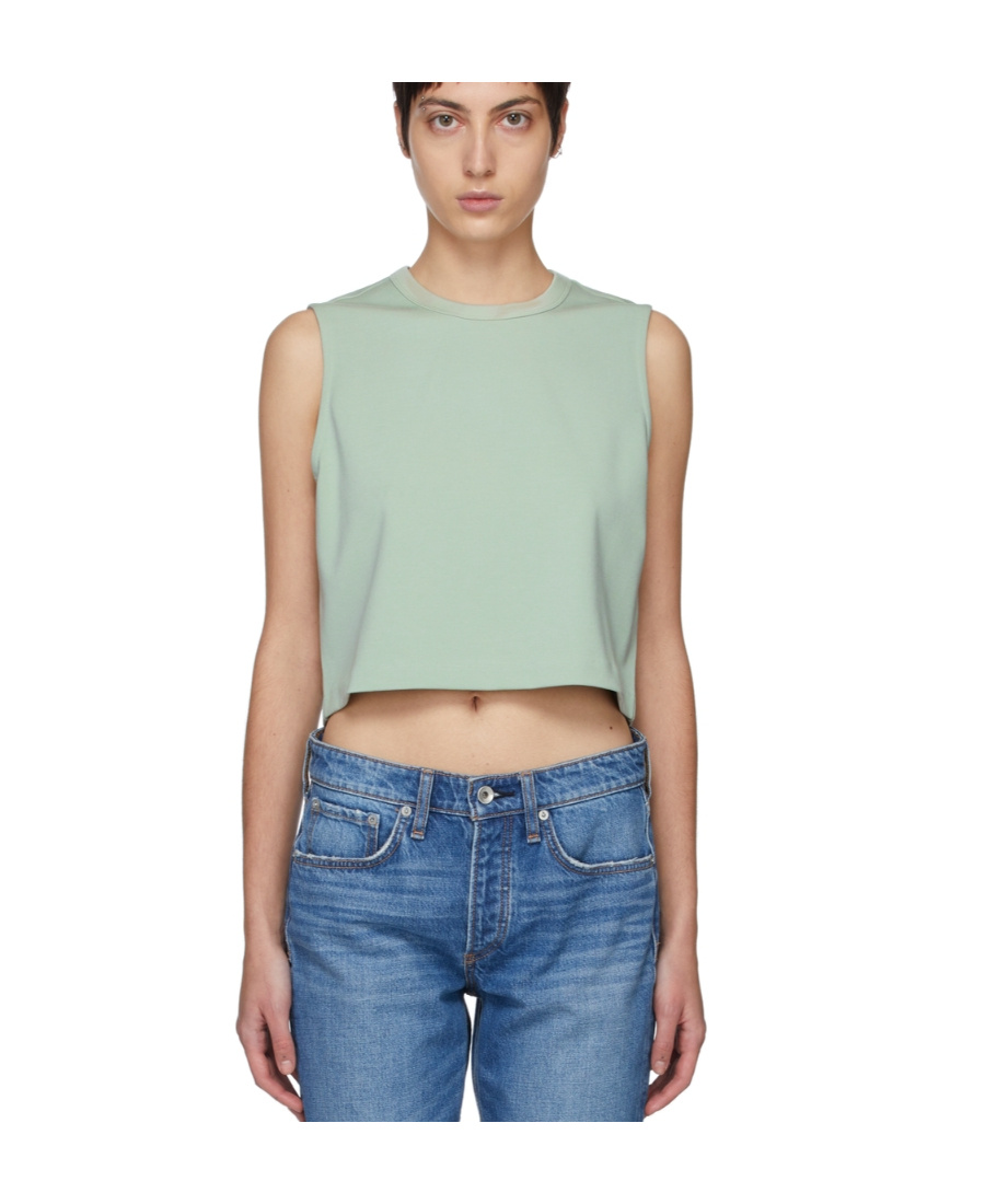 Rag & Bone Archetype Cropped Roxie Tank In Multicolor