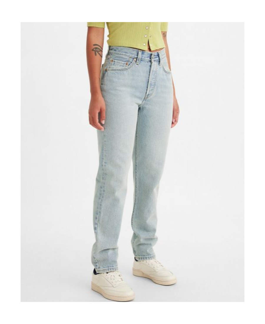 Levi's Straight-leg Denim Trousers In White