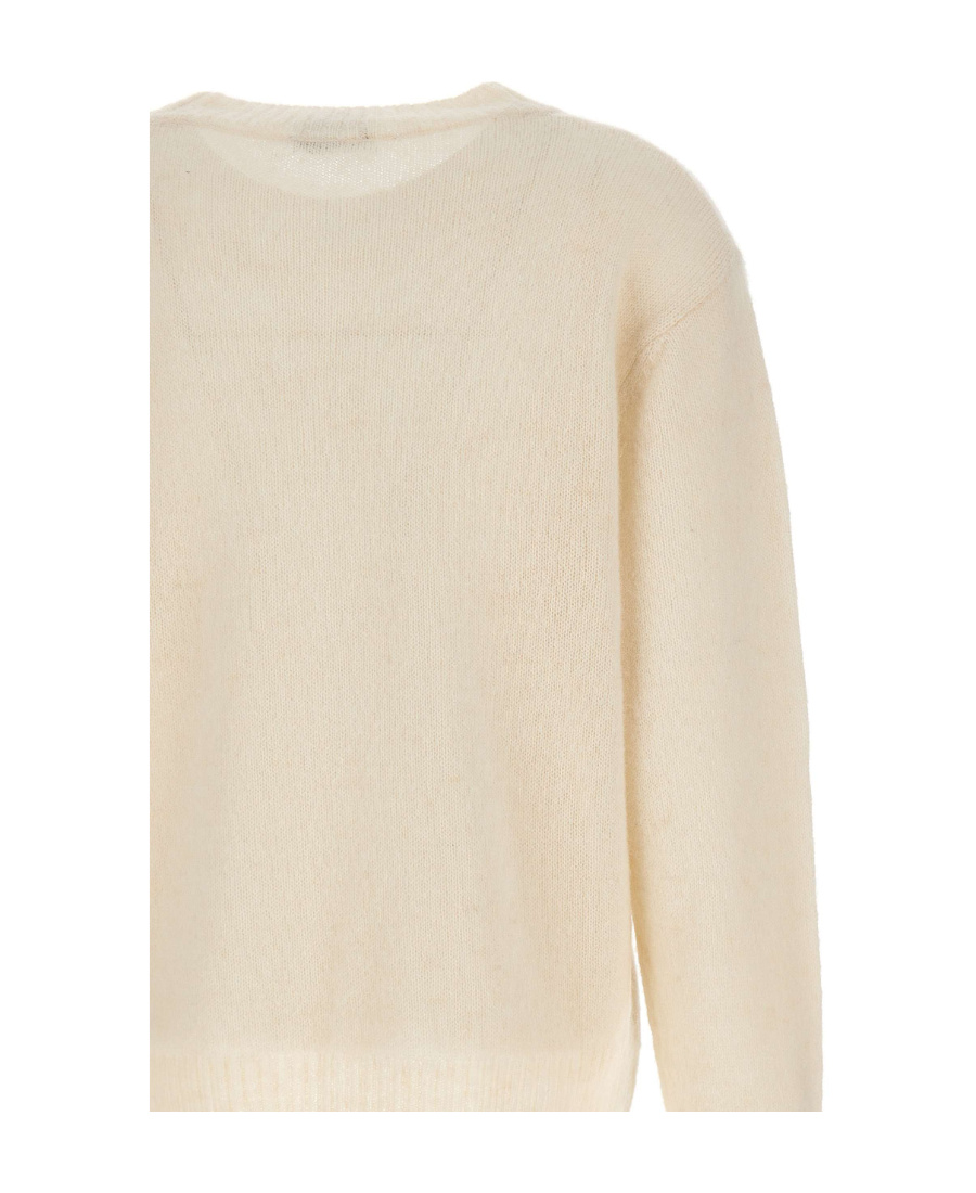 Apc A.p.c. Crewneck Brushed Jumper In Nude