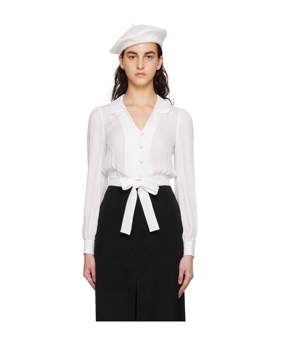 Moschino Button Shirt In White
