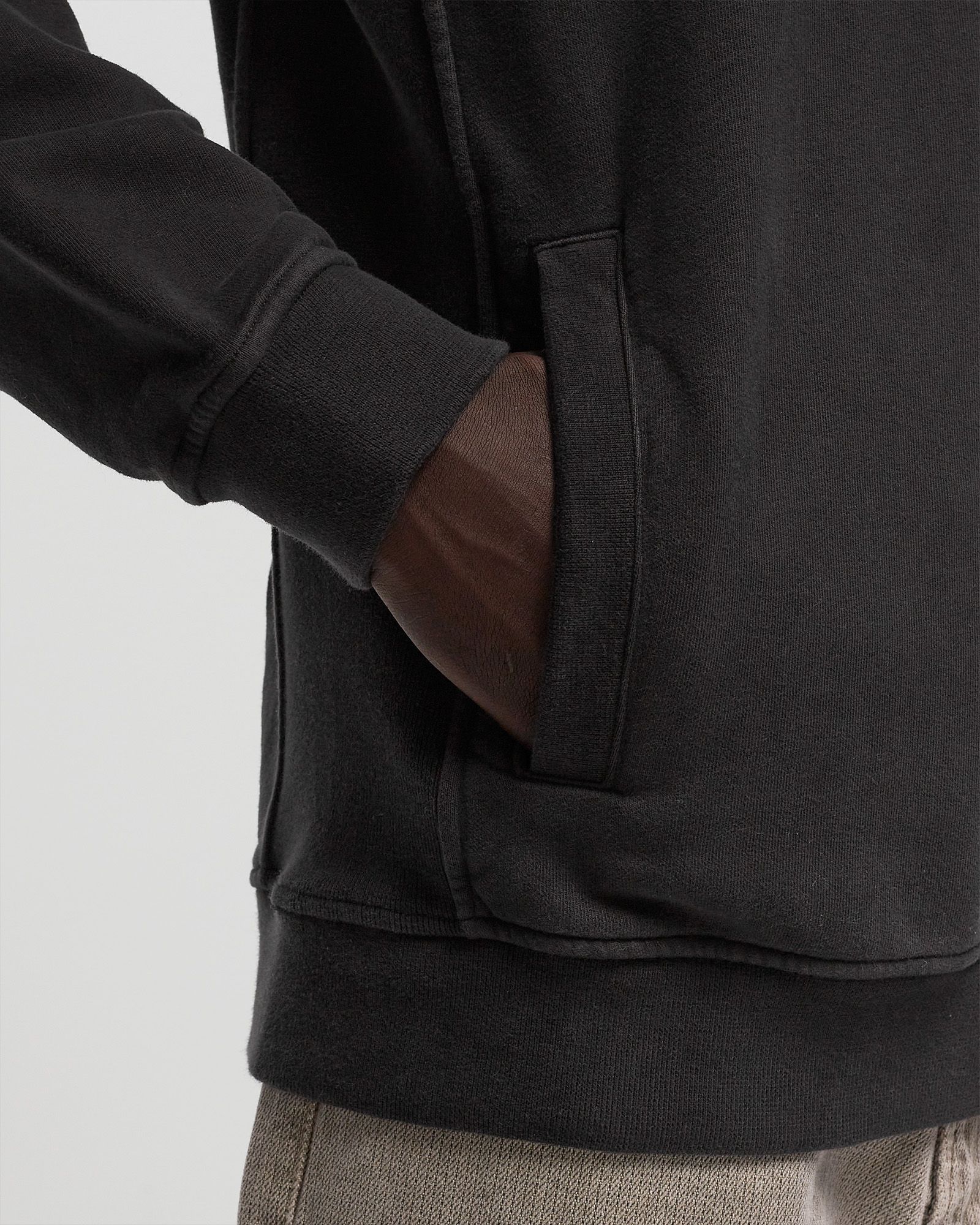 Stone Island Long-sleeved Compass Patch Hoodie In Gray