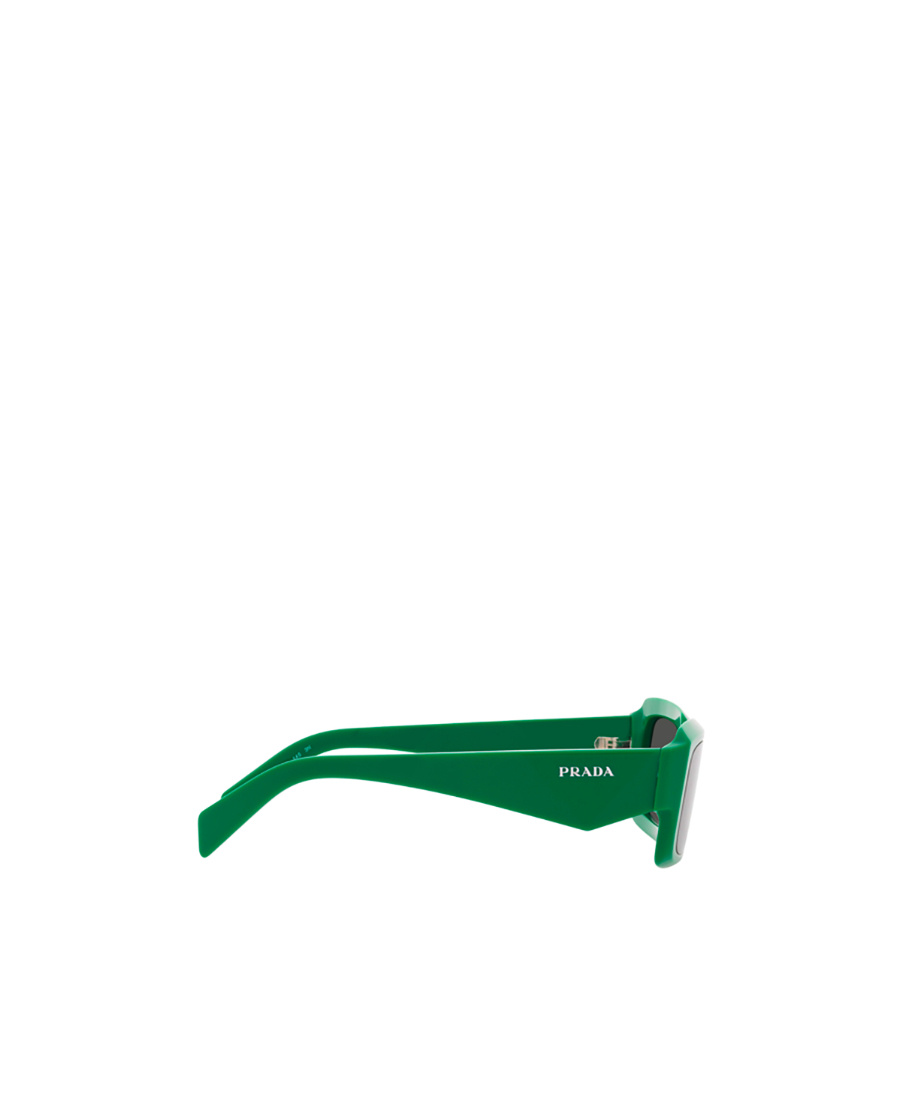 Prada Eyewear Rectangular Frame Sunglasses In Green