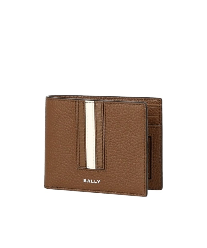 Shop Bally Double-fold Wallet In Brown