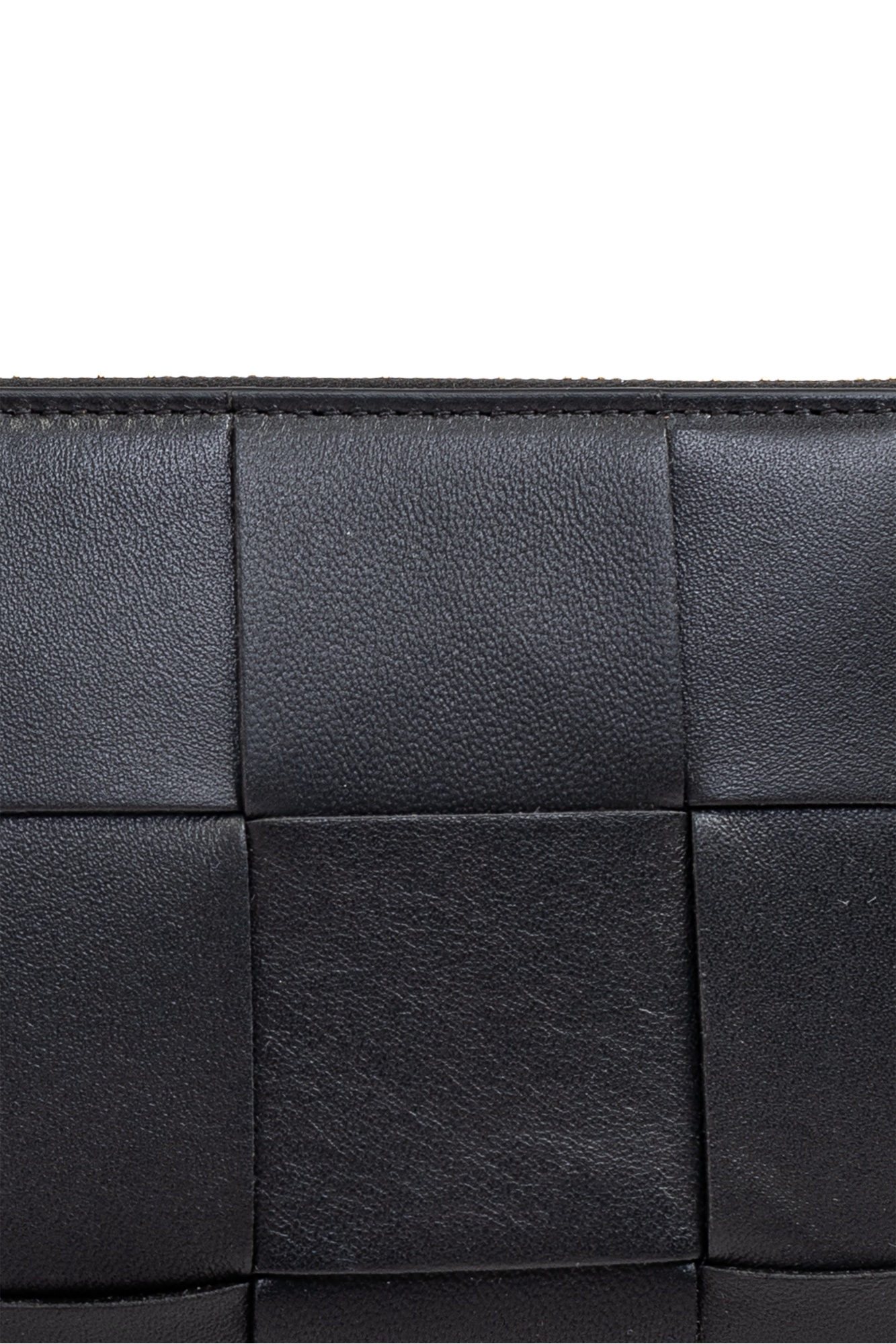 Bottega Veneta Weaving Wallet In Black