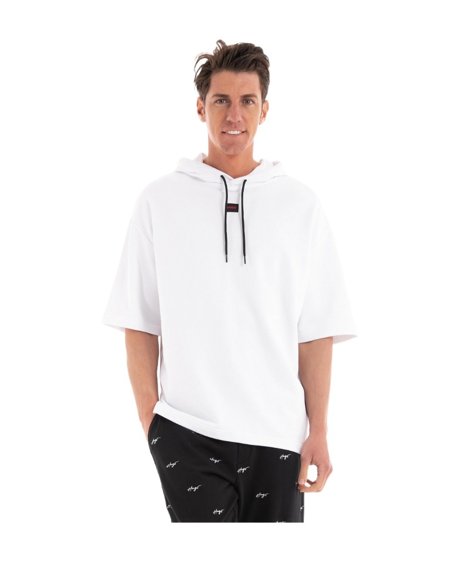 Hugo Boss Short-sleeved Sweater In White