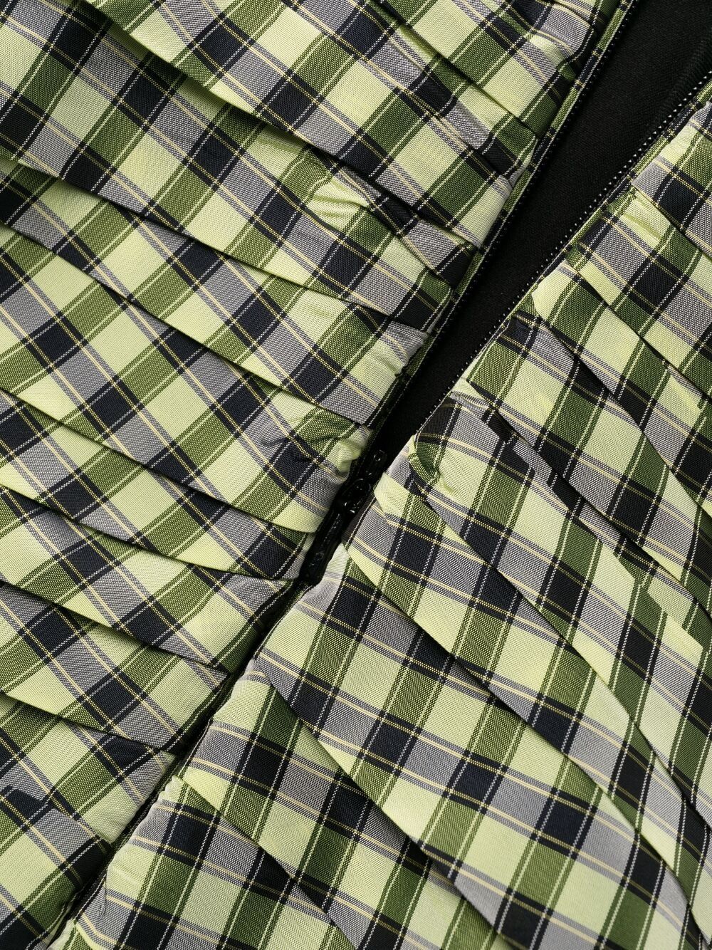 Philosophy Di Lorenzo Serafini Cutout Ruched Gingham Faille Mini Dress In Multicolor