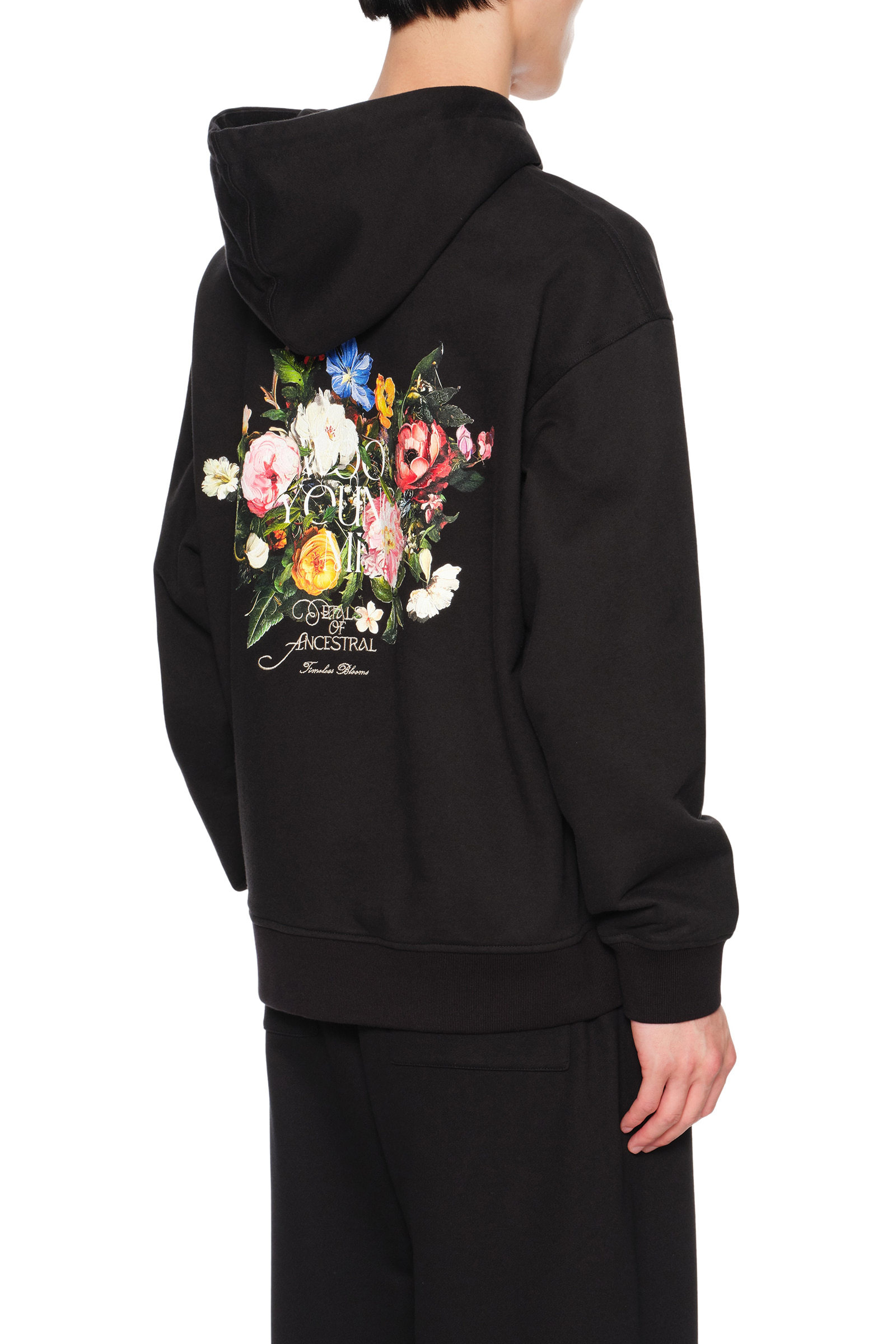 Wooyoungmi Drawstring Hooded Sweatshirt In Black