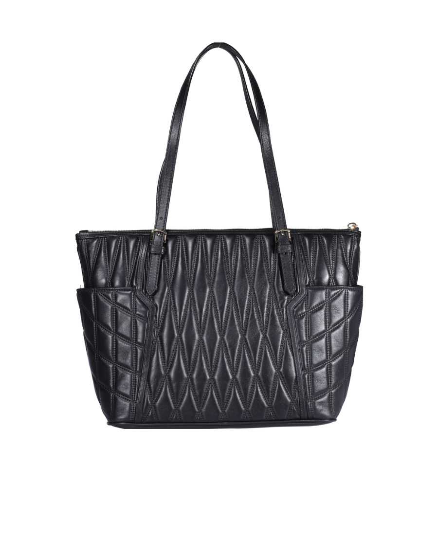 Shop Bally Logo Shoulder Bag In Black