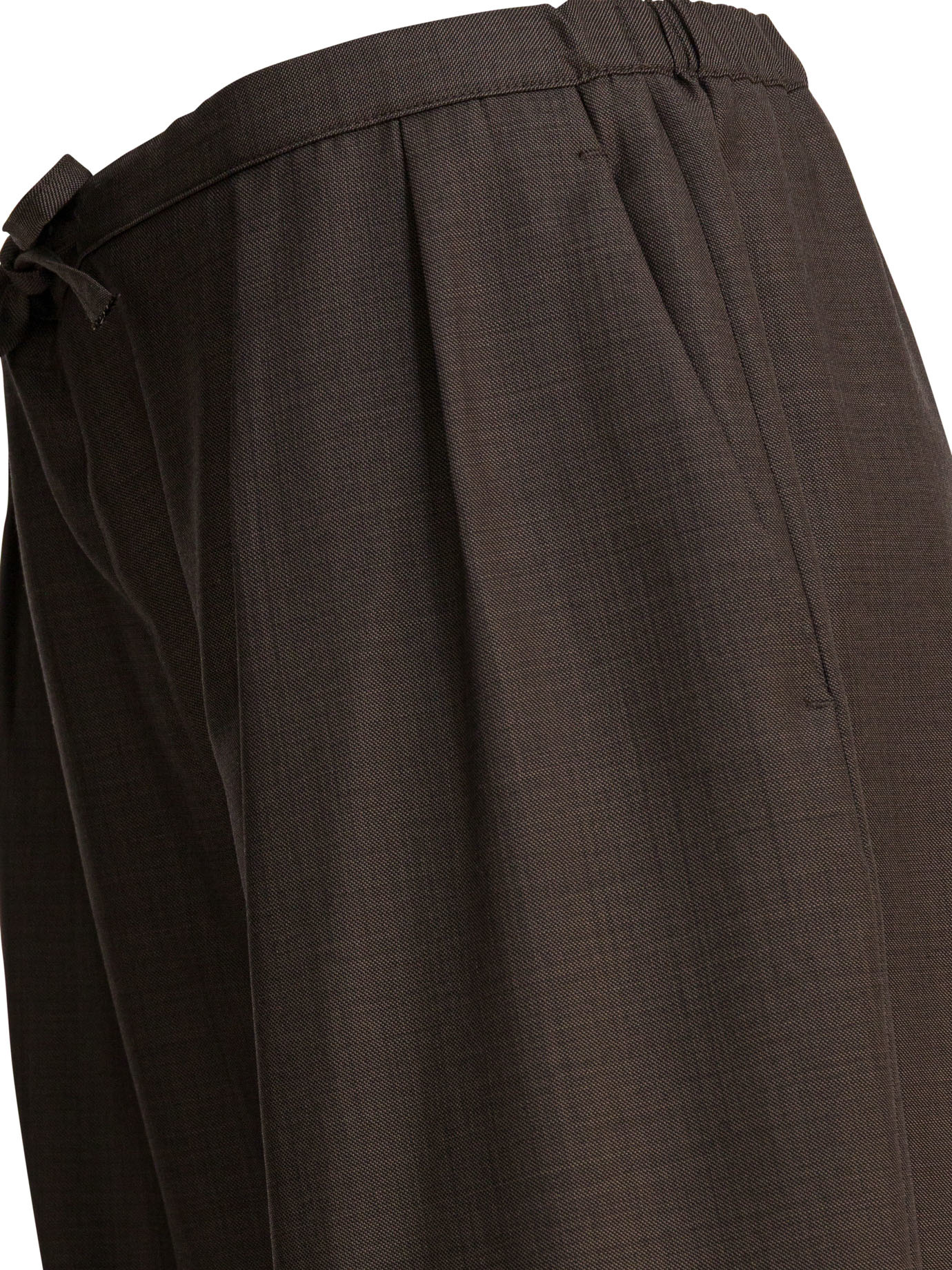 Loulou De Saison Drawstring Trousers In Black