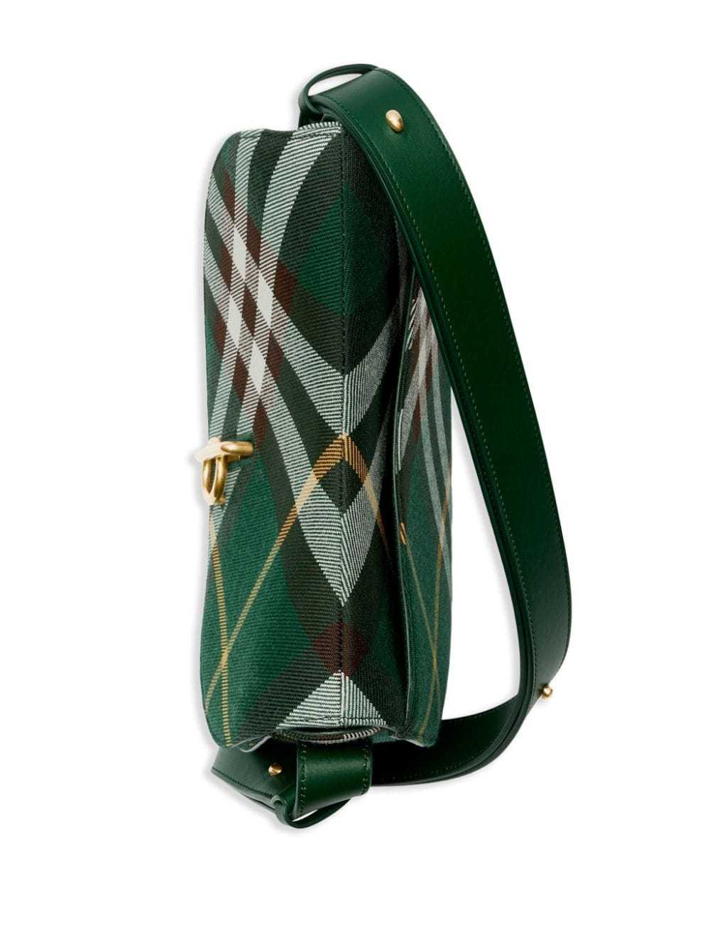Burberry Medium Rocking Horse Leather Bag In Green
