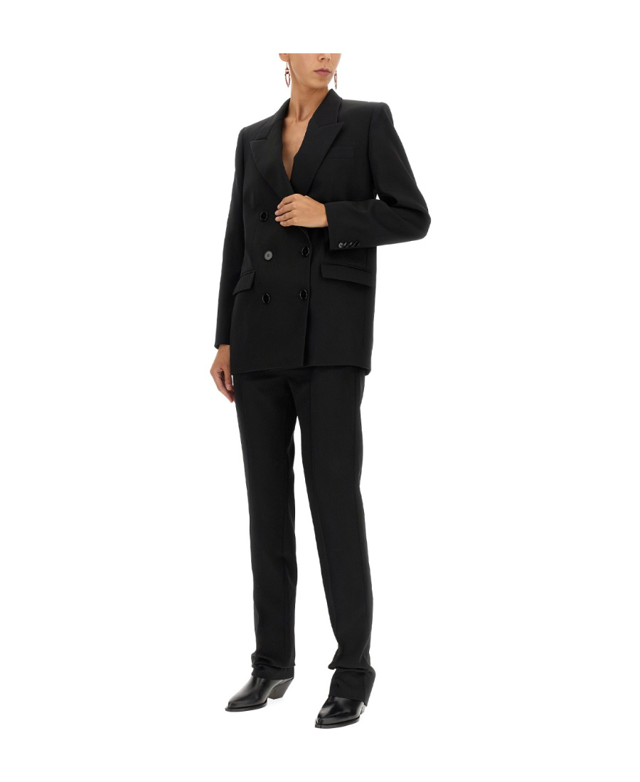 Shop Isabel Marant Tailored Straight-leg Trousers In Black