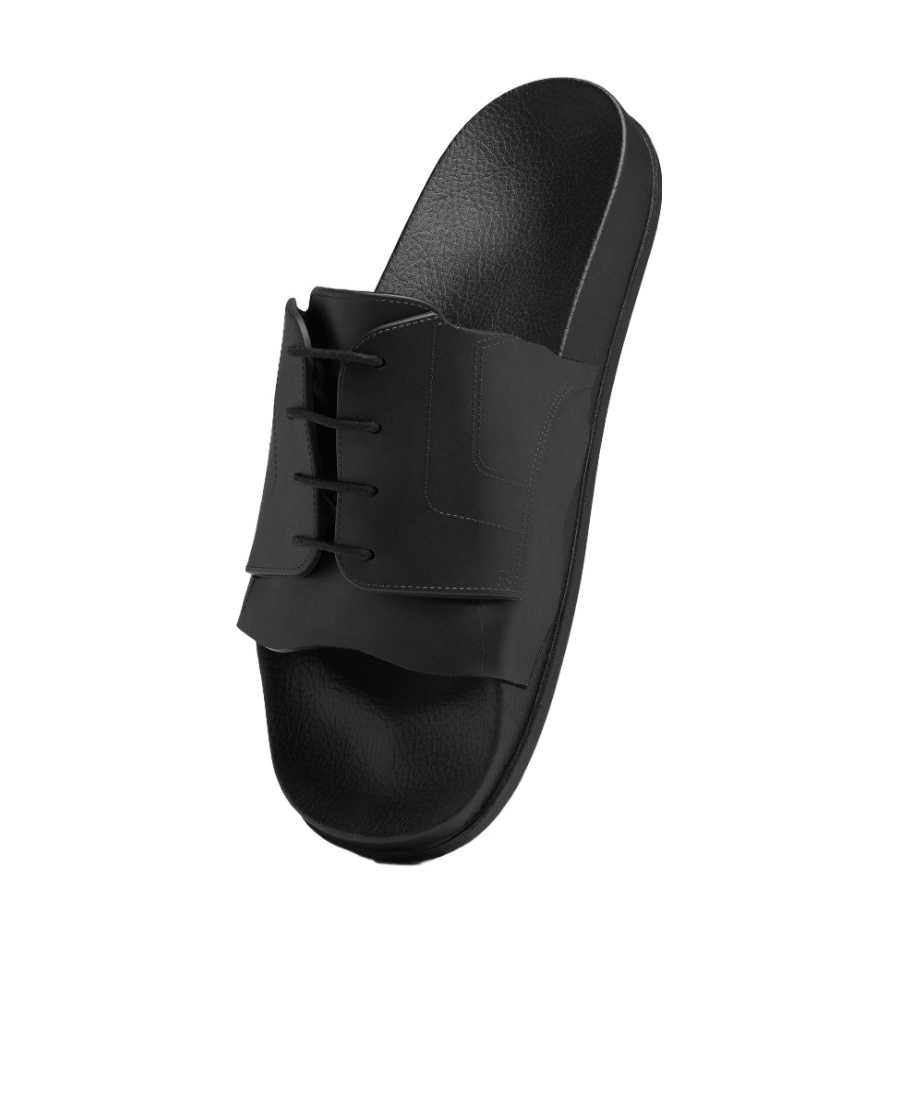 Shop Maison Margiela Pool Slides In Black