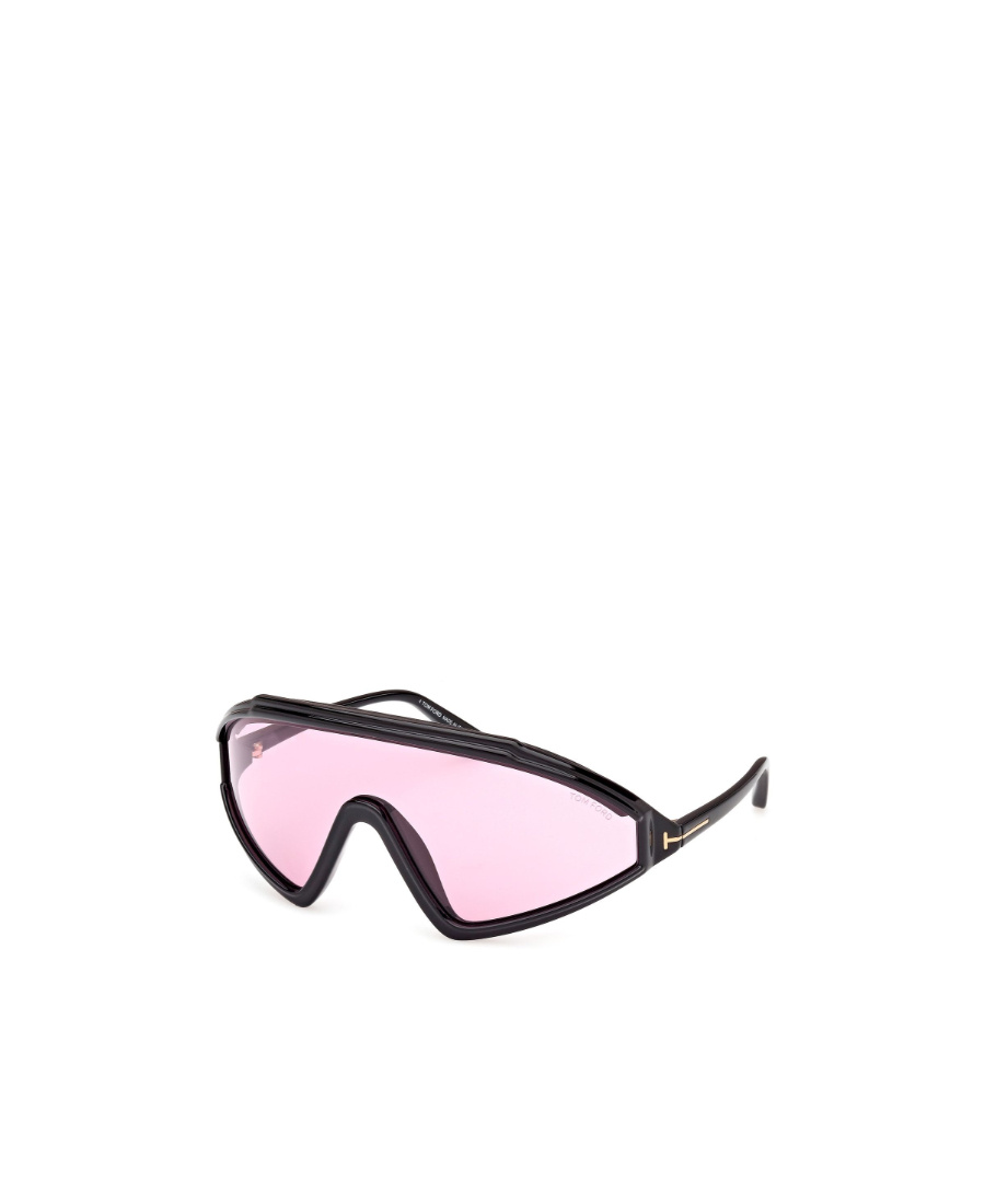 Tom Ford Lorna Violet Shield Ladies Sunglasses Ft1121 01y 00 In Pink