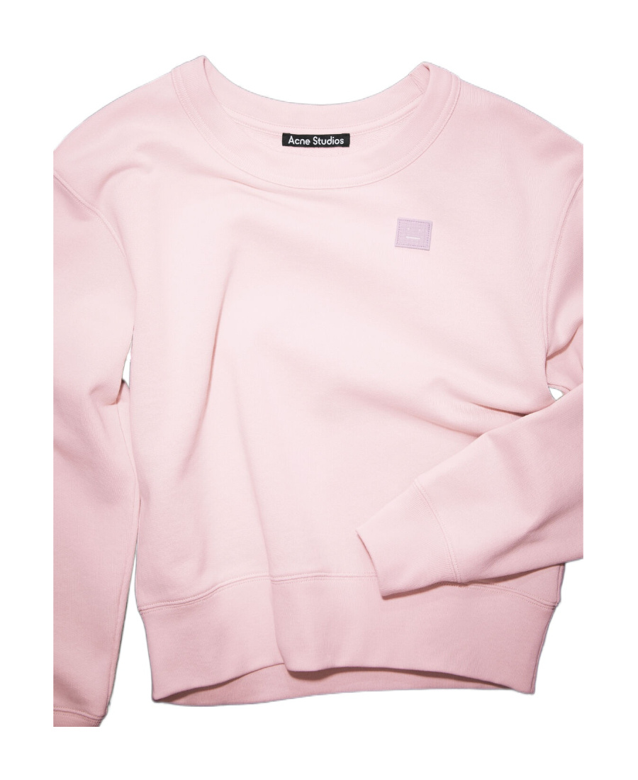 Acne Studios Embellished Hoodie In Pink